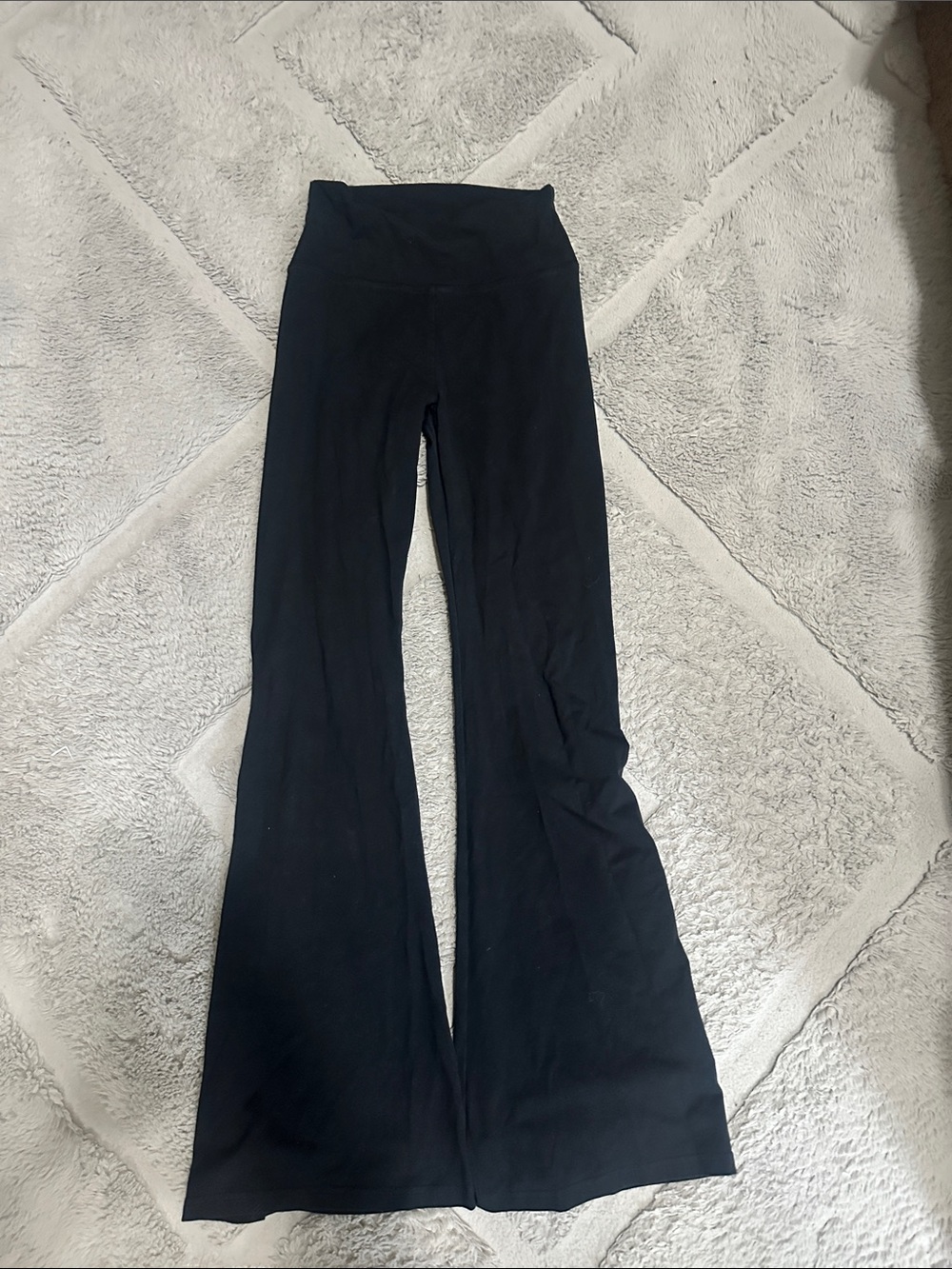 aerie Black Flared Yoga Pants